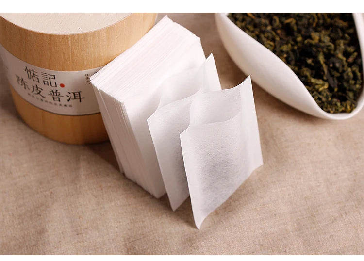 Biodegradable Tea & Coffee Filter Bags – Food-Grade, Hot-Sealed, High Permeability for Spices & Beverages