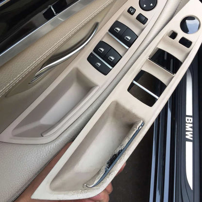 LHD/RHD Car Interior Door Armrest Handle Set | Beige, Black, Brown, Oyster for BMW 5 Series F10 F11 523i-530i