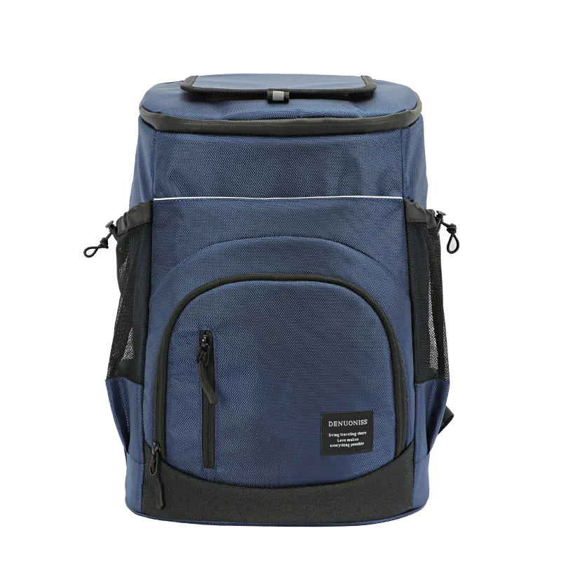 DENUONISS 33L Cooler Bag – Soft Insulated Backpack for 36 Cans, Leak-Proof Food & Beer Storage for Travel & Beach