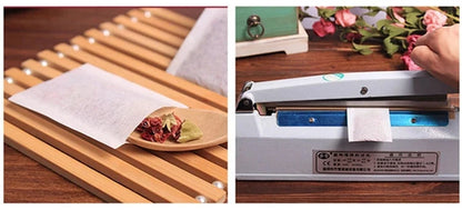 Biodegradable Tea & Coffee Filter Bags – Food-Grade, Hot-Sealed, High Permeability for Spices & Beverages