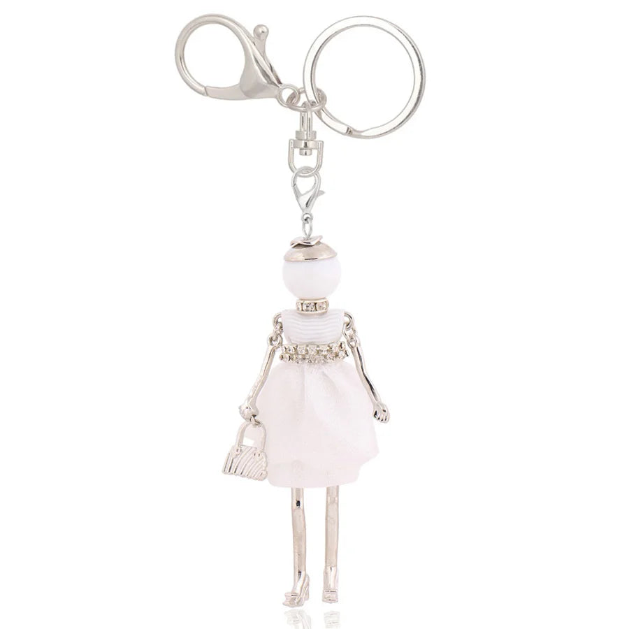 Trendy Women’s Metal Charm Keychain 2026 – Cute Statement Bag Pendant Jewelry Gift for Ladies