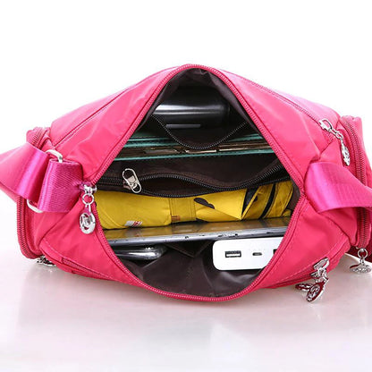 Yogodlns Oxford Waterproof Shoulder Bag – Women’s Casual Crossbody, Large Capacity Multifunction Messenger & Shopping Handbag