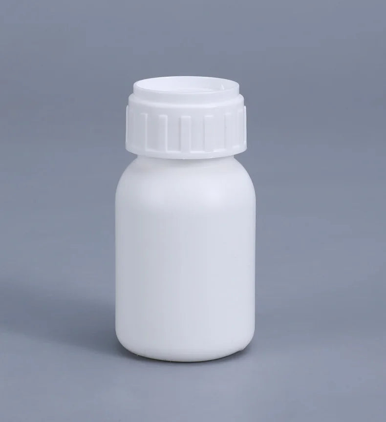 Empty Fluorinated Plastic Bottle with Tamper-Evident Cap — Leakproof Refillable Liquid Container 50ml-1000ml