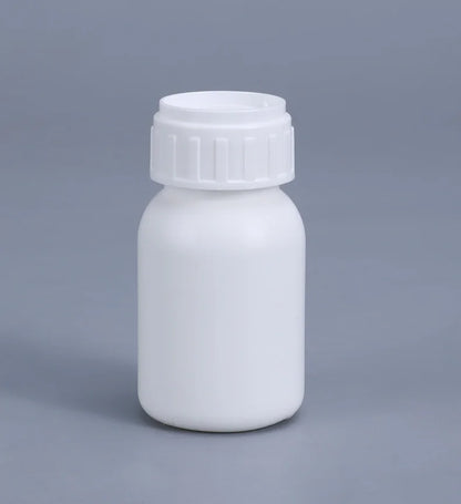 Empty Fluorinated Plastic Bottle with Tamper-Evident Cap — Leakproof Refillable Liquid Container 50ml-1000ml