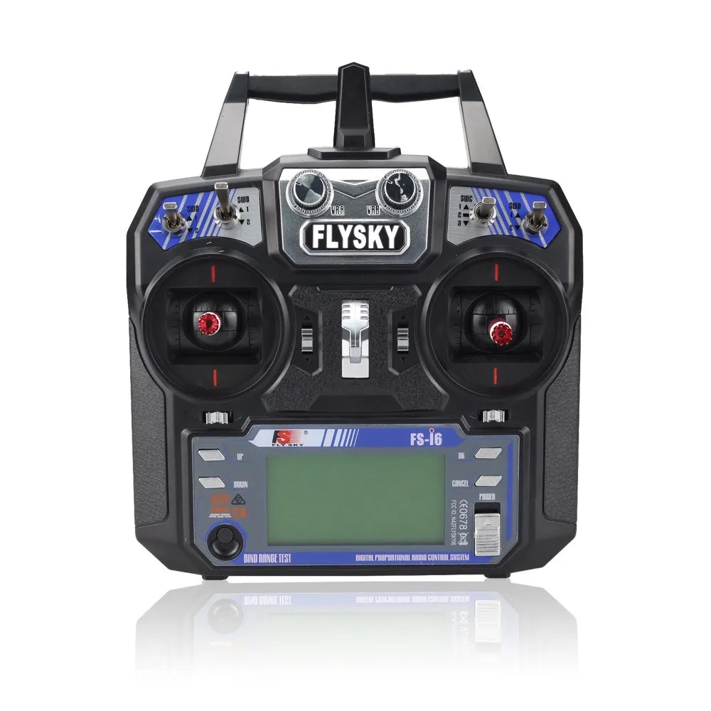 Flysky FS-i6 2.4G 6CH RC Transmitter Controller – FS-iA6 Receiver for Helicopter, Plane, Quadcopter & Glider