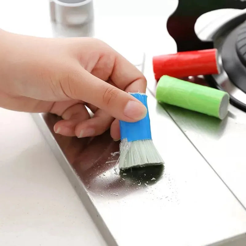 Magic Stainless Steel Cleaning Brush - Metal Rust Remover Stick, Ideal for Cooktops, Pots, Kitchen Eraser Cleaning Tool