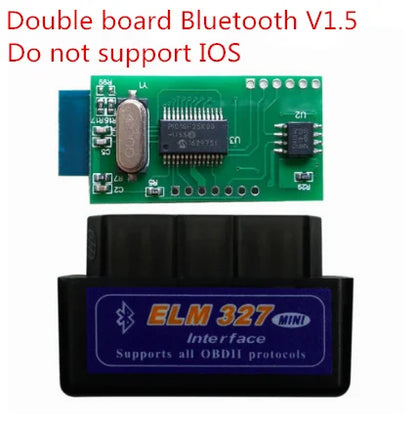 Super Mini ELM327 V1.5 OBD2 Scanner - Bluetooth & WiFi Car Diagnostic Tool for Android iOS