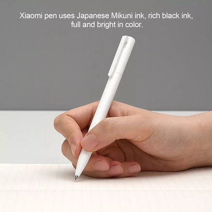 Original Xiaomi Mi Gel Pen 0.5mm Black Refill - Smooth MIKRON Nib - Swiss Technology with Japanese Ink - OEM Blue Refills
