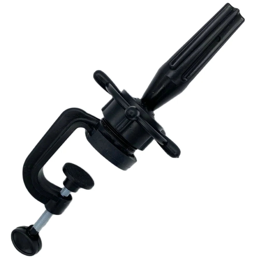 Mini Wig Head Stand - Adjustable Table Clamp Holder for Mannequin Training