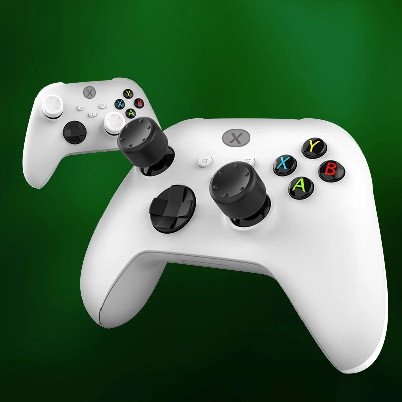DATA FROG 8pcs Controller Thumb Grip Caps — Silicone Anti-Slip Analog Covers for PS5, PS4 & Xbox Series X/S Accessories