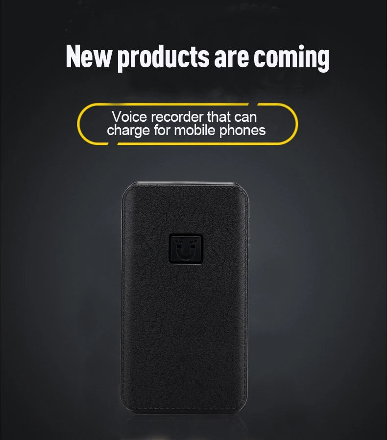 8-64GB Digital Voice Recorder – Hidden Sound-Activated Espia Dictaphone with Magnet, Long-Distance Recording, MP3 & U-Disk