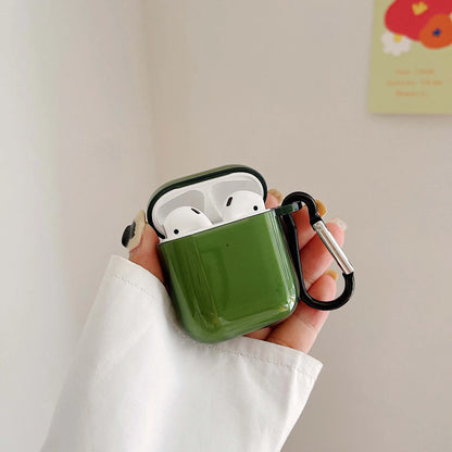 Retro Green High-Quality Earphone Case for Apple AirPods 1/2/3/4 & Pro 2 — Protective Charging Box Shell