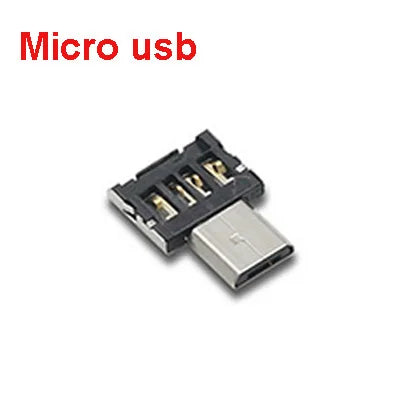 OTG Micro USB Type-C Adapter – USB-C Male to USB 2.0 Female Data Connector for MacBook, Samsung, Xiaomi, Huawei Android Phones