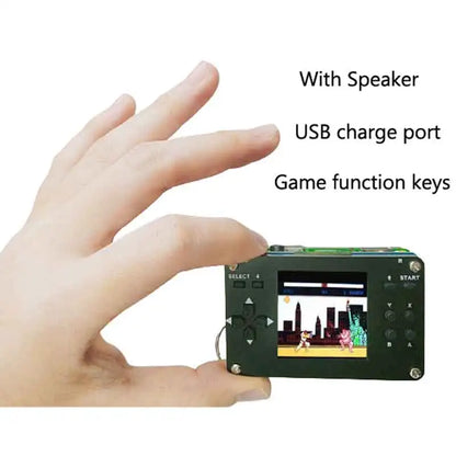 Raspberry Pi Zero 2 W Game Kit - 1.54-Inch LCD Game Hat with Case, Speaker & Charging Function