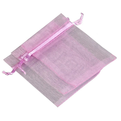 Organza Gift Bags - 50/100pcs Drawstring Jewelry Pouches 24 Colors for Wedding Christmas Candy Gift Packaging