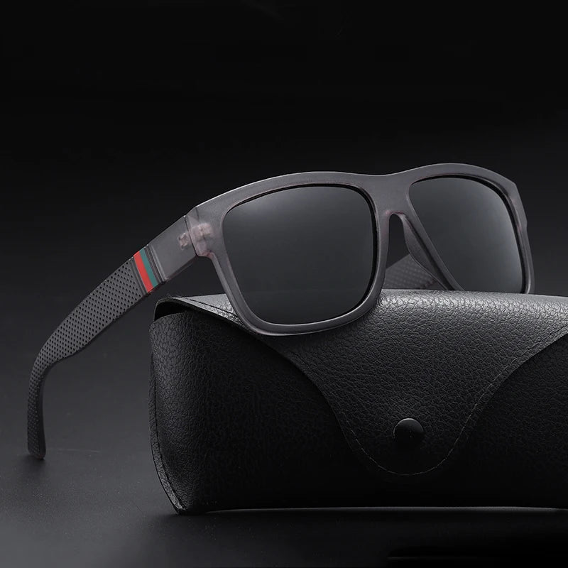 2024 Luxury Polarized Sunglasses for Men — High-End Square UV400 Driving Eyewear & Fashion Travel Sun Glasses