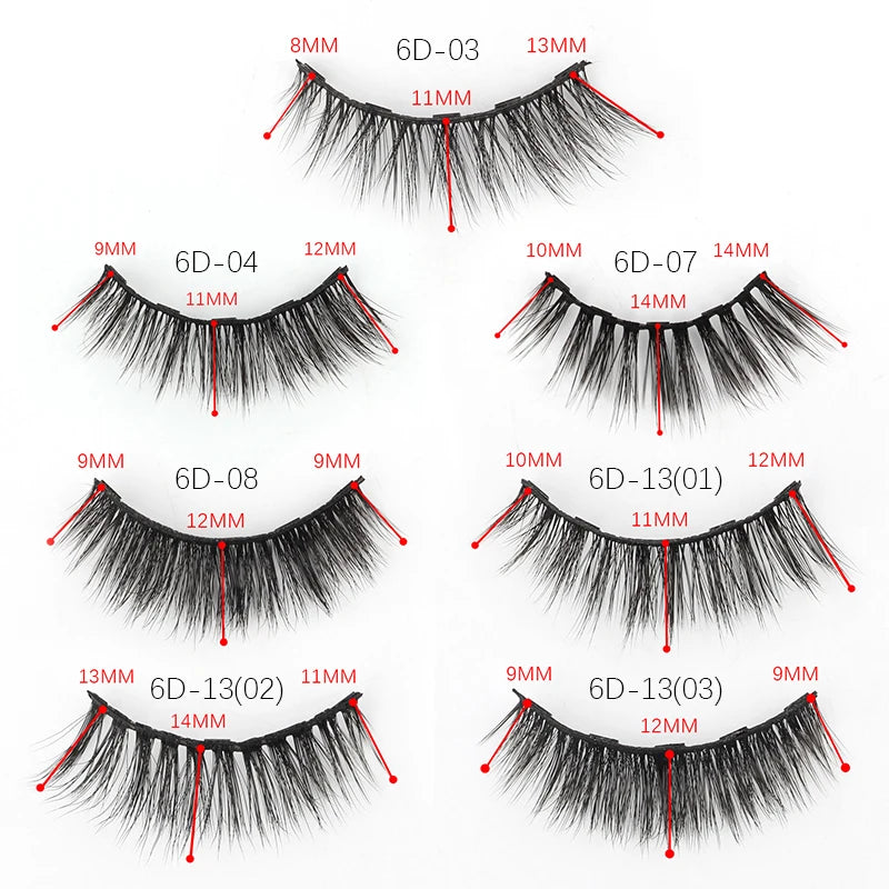 2/3/4 Pairs Magnetic Eyelashes Set - Waterproof Liquid Eyeliner, Tweezer, Dramatic 3D Mink Lashes for Makeup