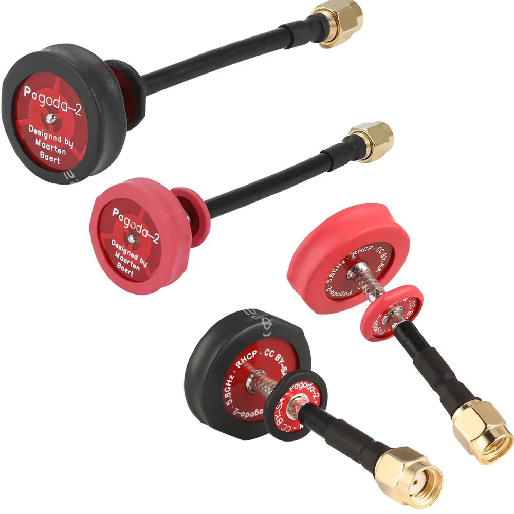 Pagoda 2 / Triple Feed Patch 5.8G 5dBi 50W FPV Flat Panel Antenna: Omnidirectional Omni LHCP/RHCP SMA/RP-SMA