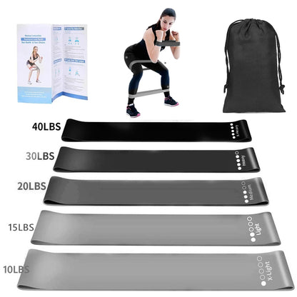 300lb Booty Resistance Band Set – Elastic Workout Harness for Home, Gym, Training & Dumbbell Exercises