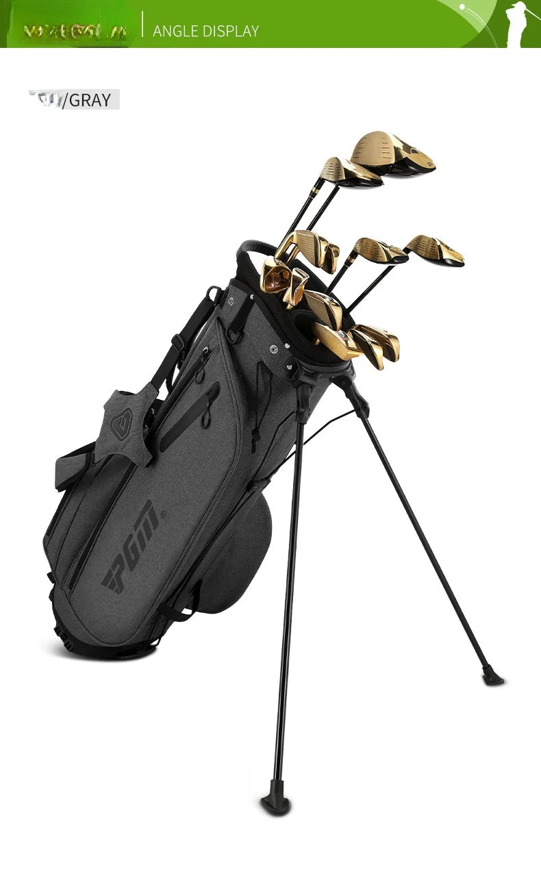 PGM Men's Ultra Lightweight Stable Golf Holder Bag QB092