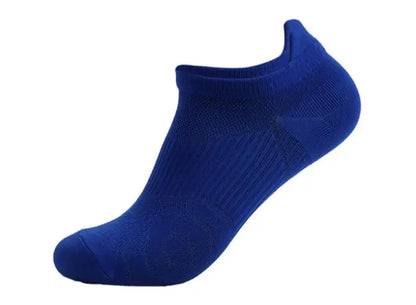 Athletic No-Show Ankle Socks — Breathable, Non-Slip Nylon Sports Socks for Basketball, Running, Biking & Football