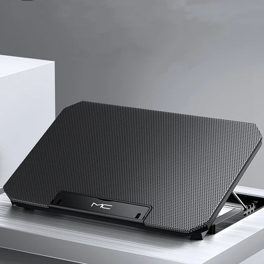 Large Gaming Laptop Cooler for 12-16 Inch Notebooks - Dual USB Cooling Pads, Adjustable Wind Speed, Silent Laptop Stand