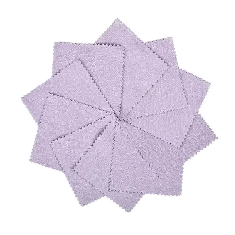 Silver Polishing Cloth – 8x8cm Reusable Jewelry Cleaning Wipes (10/50PCS) Anti-Tarnish