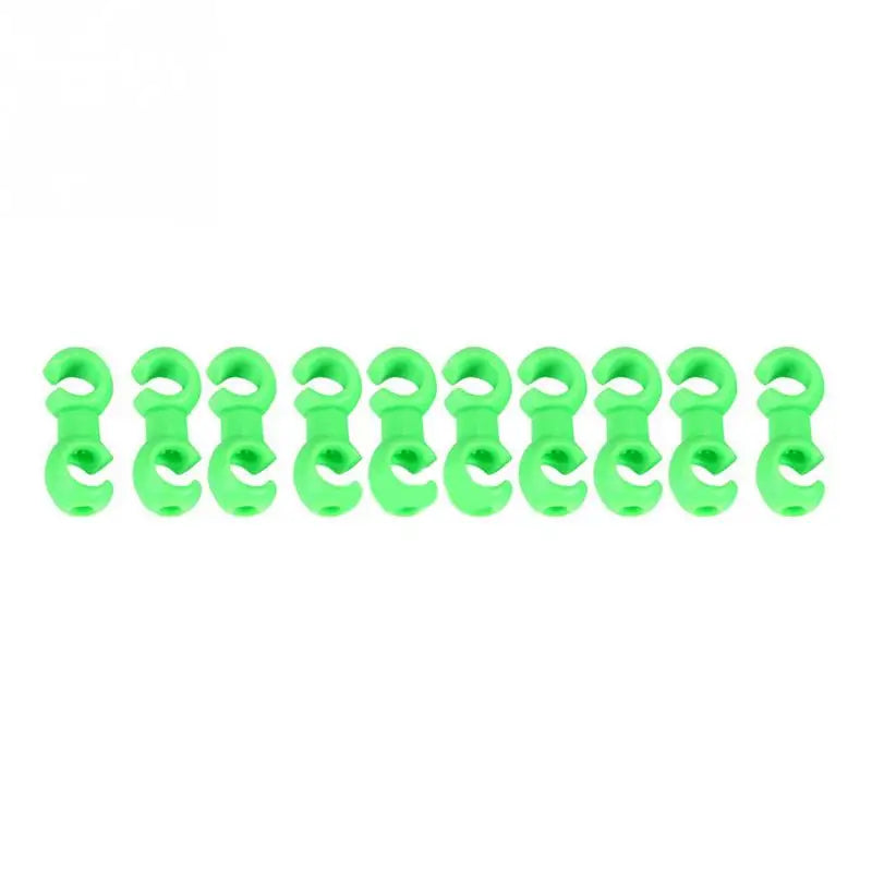 10Pcs S Buckle Bike Brake & Derailleur Cable Clips — Rotatable MTB Line Clip Rings