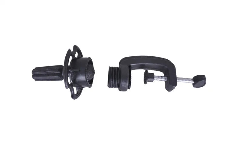 Mini Wig Head Stand - Adjustable Table Clamp Holder for Mannequin Training