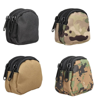 Tactical Molle Waist Bag EDC Mini Wallet Key Purse - Outdoor Storage Pouch for Hunting, Camping, Hiking