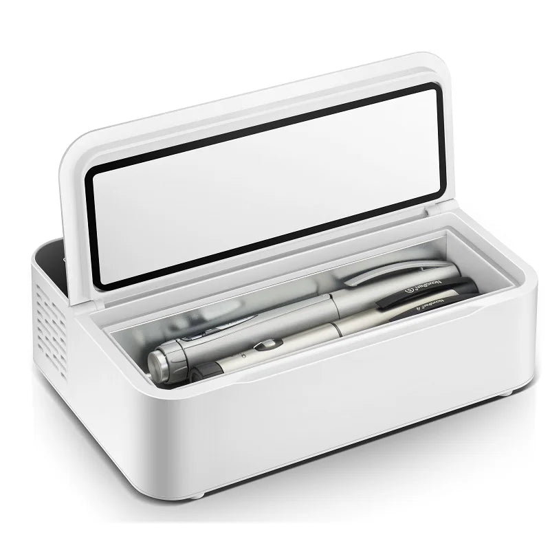 Mini Portable Insulin Refrigerator – 7800mAh Cooler for Insulin, Serum & Capsules, 260ml Capacity