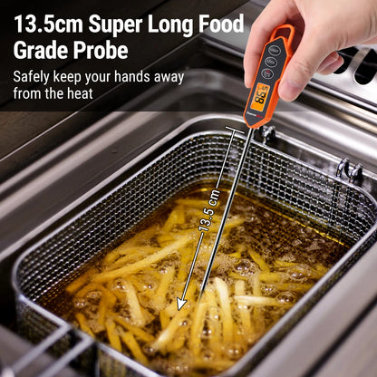 ThermoPro TP01H Digital BBQ Meat Thermometer – Instant Read Kitchen Cooking & Oven Thermometer with Backlight LCD Display for Precise Temperature Control