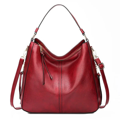 DIDABEAR Leather Hobo Bag for Women - Fashion Shoulder Bag, Large Capacity Vintage Tote Purse
