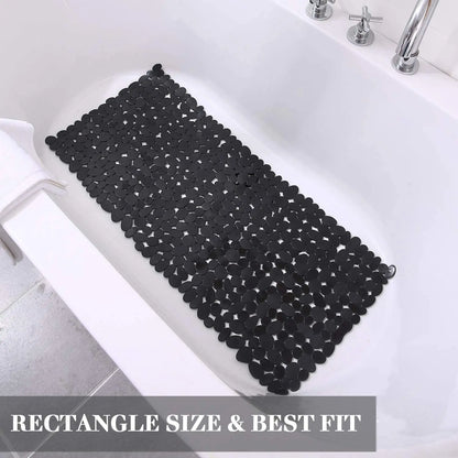 Non-Slip PVC Bathroom Mat with Suction Cups – Waterproof Slip-Resistant Shower & Bathtub Floor Mat