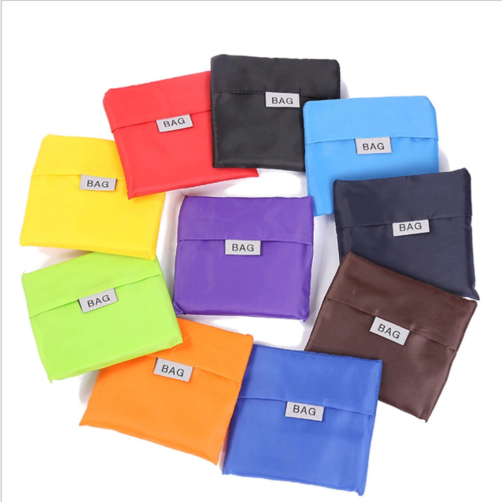 Eco-Friendly Reusable Shopping Bag — Foldable Shoulder Grocery & Market Tote for Supermarket and Everyday Use