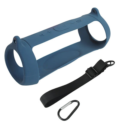 # ZOPRORE JBL Charge 5 Silicone Case Cover - Outdoor Travel Protective Skin with Strap and Carabiner