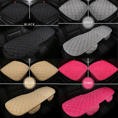 SEAMETAL Plush Anti-Slip Car Seat Cover Cushion – Soft Universal Auto Seat Protector Pad for Sedan, SUV & Pickup Truck Interior Accessories