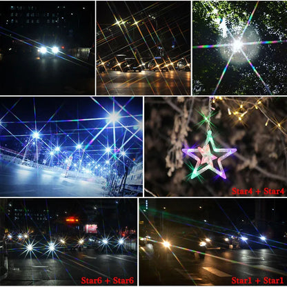 KnightX Star Line Camera Lens Filter - 4, 6, 8 Star Effects, Compatible with Canon, Sony, Nikon DSLR (52mm, 58mm, 67mm)