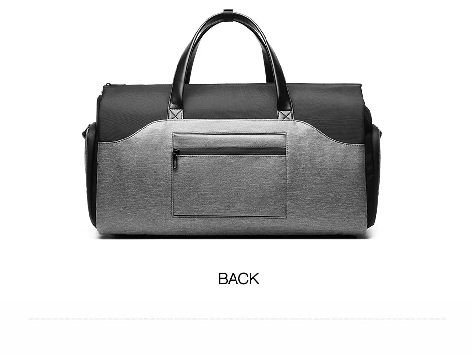 OZUKO Multifunction Men’s Travel Bag – Large Capacity Waterproof Suit Luggage Duffel with Shoe Pocket
