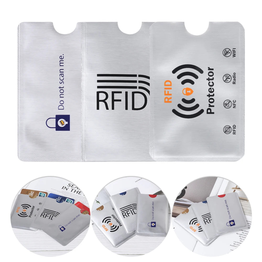 10PCS RFID Credit Card Protector Sleeves – Anti-Theft Blocking Skin Case Covers for Bank Cards, New Hot Sale