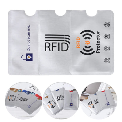 10PCS RFID Credit Card Protector Sleeves – Anti-Theft Blocking Skin Case Covers for Bank Cards, New Hot Sale