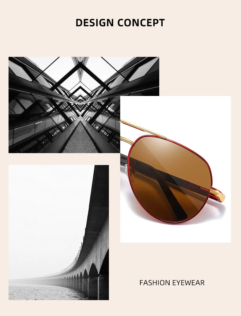 BARCUR Aluminum Vintage Polarized Sunglasses – Classic Men’s & Women’s Driving Shades, UV Protection Eyewear