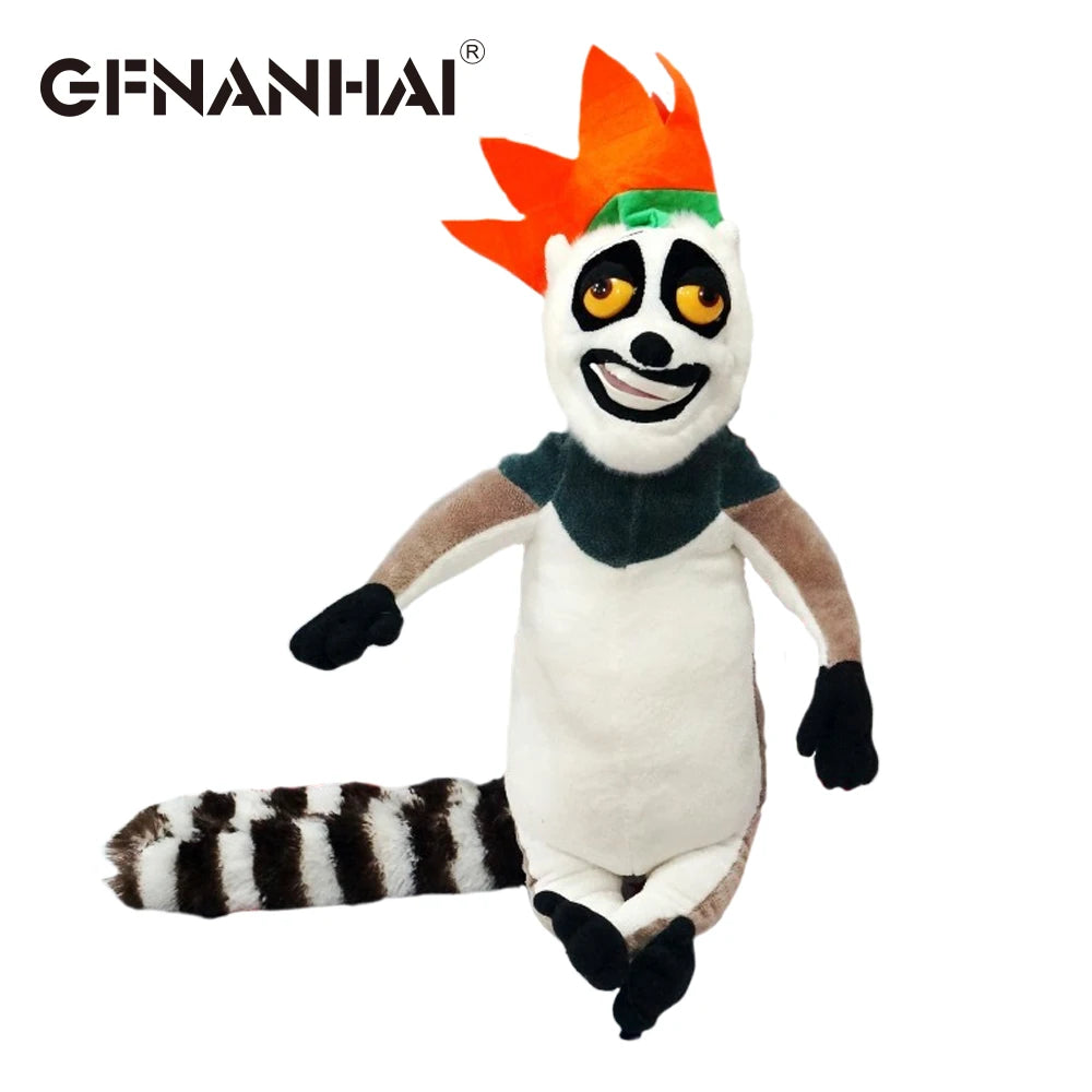 20-35cm Madagascar Plush Toy Set — 6 Styles Soft Stuffed Animal Dolls: Giraffe, Hippo, Lion, Penguin, Zebra, Lemur, Kids Gift