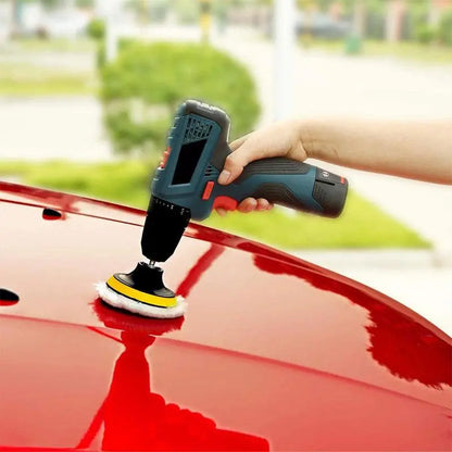 Universal Car Polish Pad 3/4inch - Soft Wool Machine Waxing Polisher for Car Body Polishing - M10/M14 Cleaning Discs Accessories
