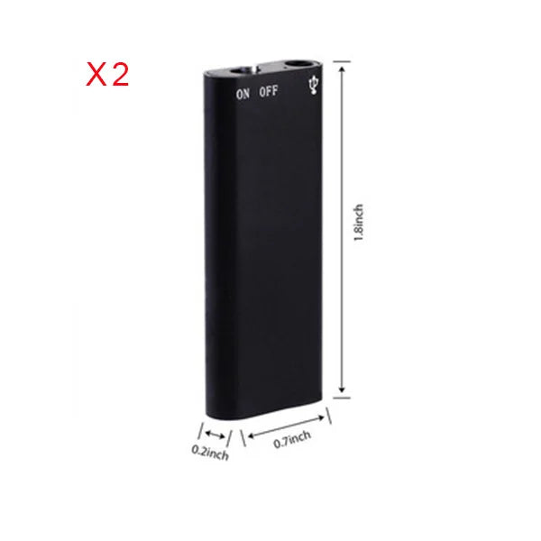 Mini USB Digital Voice Recorder – 16GB/32GB Micro Audio Recording Device with MP3 Player