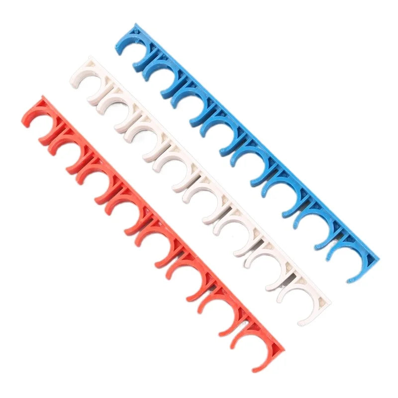 PVC Pipe Clamps — 16/20/25/32mm Water Pipe Supports & Connectors for Garden Irrigation Systems
