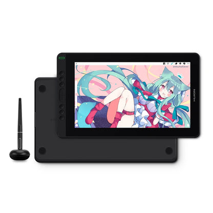 Huion Kamvas 13 Graphics Tablet — AG Glass Pen Display with 8192-Level Battery-Free Stylus for Android, Windows & MacOS