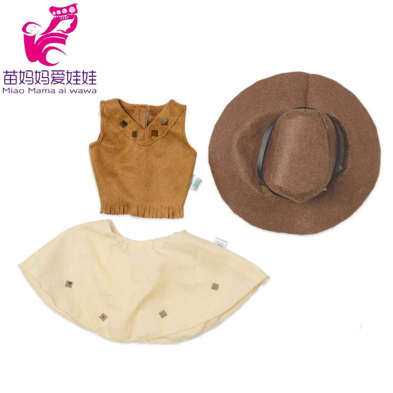 18-Inch Girl Doll Winter Coat — 43cm Baby Doll Jacket Outfit for Dressing
