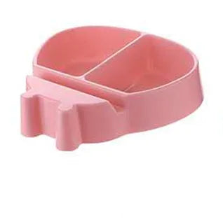 Creative Shape Lazy Snack Bowl - Plastic Double Layers Snack Storage Box, Lazy Fruit Plate, Multi-Purpose Food Bowl