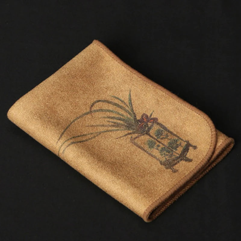 Absorbent Cotton Tea Towel – Thickened Household Kitchen Cleaning Cloth for Dishes & Table